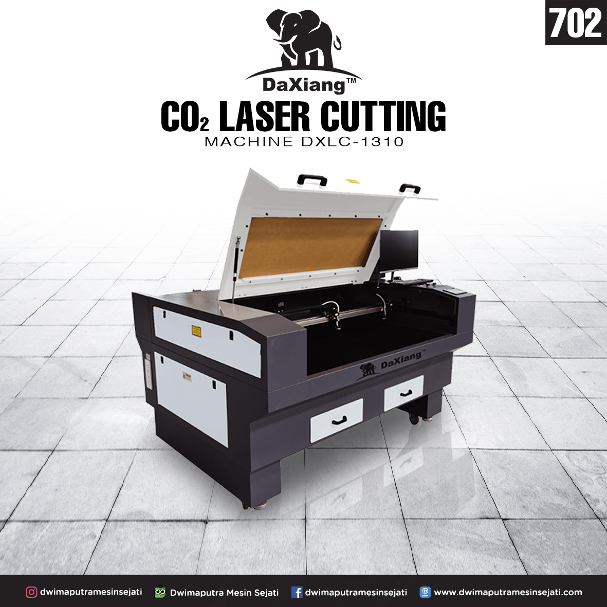 CO2 LASER CUTTING DXLC-1310