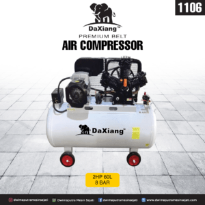 KOMPRESOR PISTON LISTRIK 2HP 60L