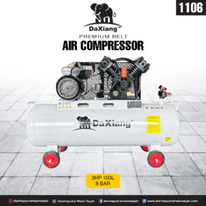 KOMPRESOR PISTON LISTRIK 3HP 100L