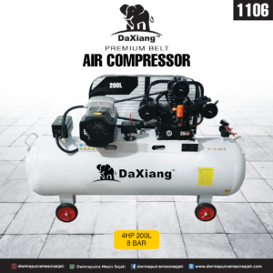 KOMPRESOR PISTON LISTRIK 4HP 200L