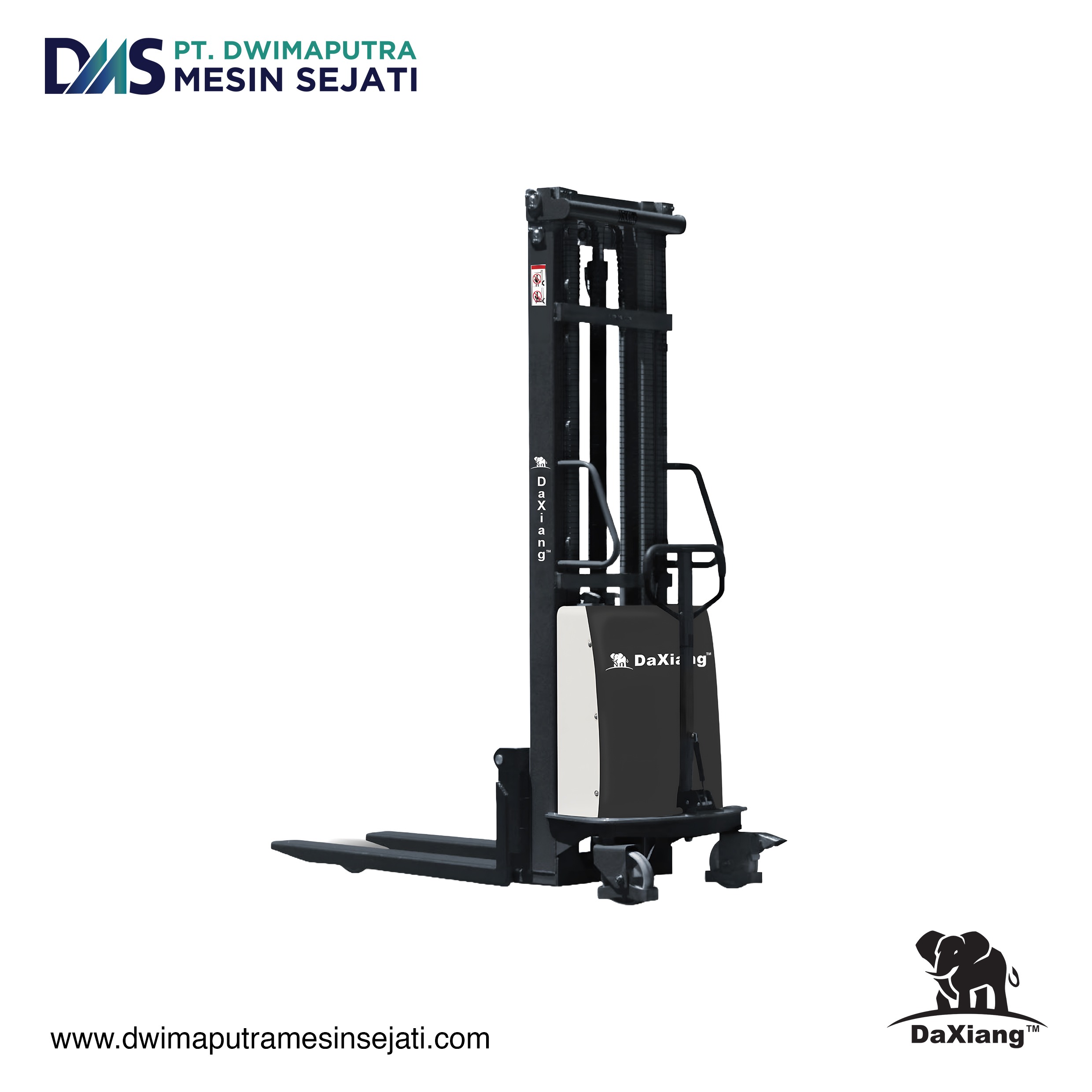 DAXIANG SEMI ELECTRIC PALLET STACKER 1.5T - Image 2