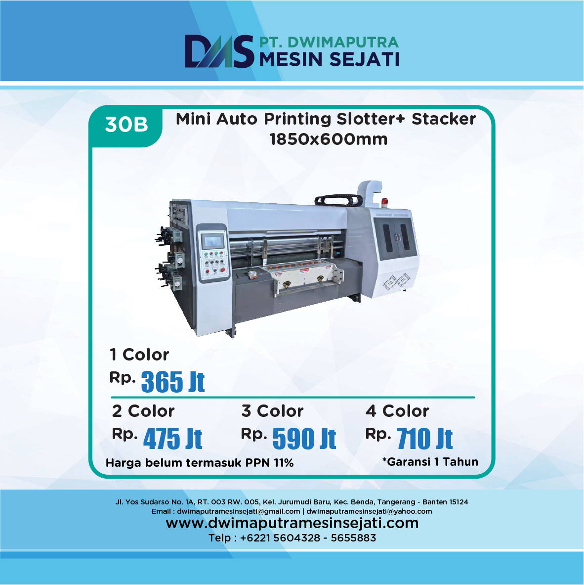 MINI AUTO PRINTING SLOTTER + STACKER 1850x600mm - Image 6