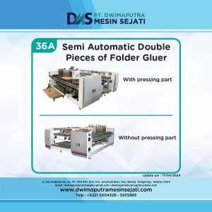 AUTOMATIC DOUBLE PIECES OF FOLDER GLUER