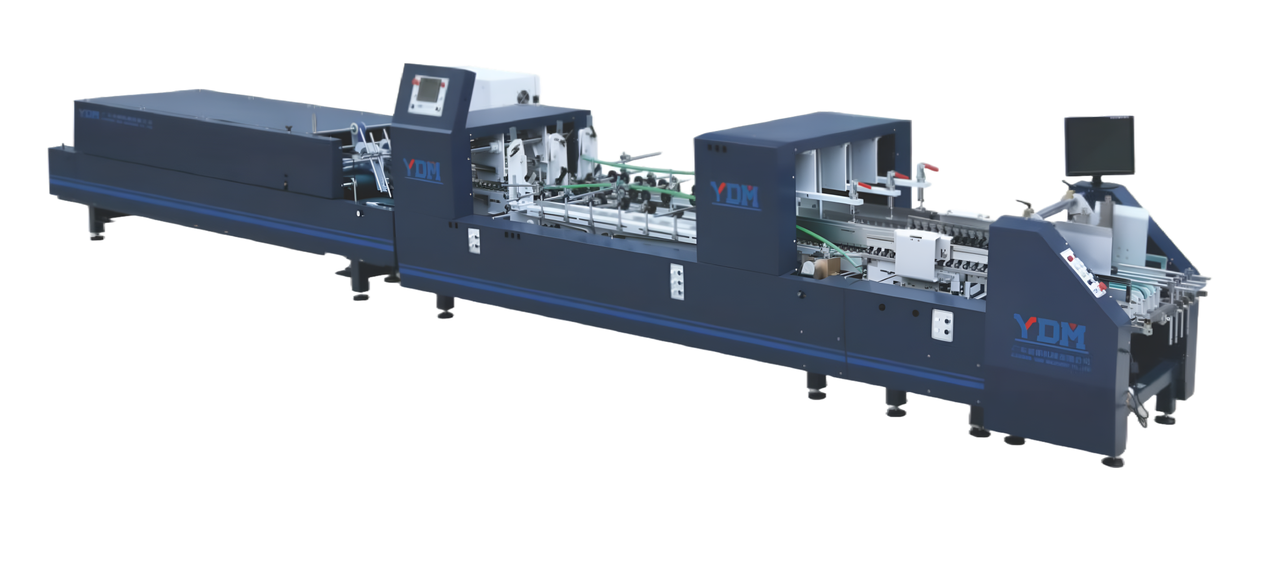 AUTOMATIC STRAIGHT LINE FOLDER GLUER (YDM BRAND)