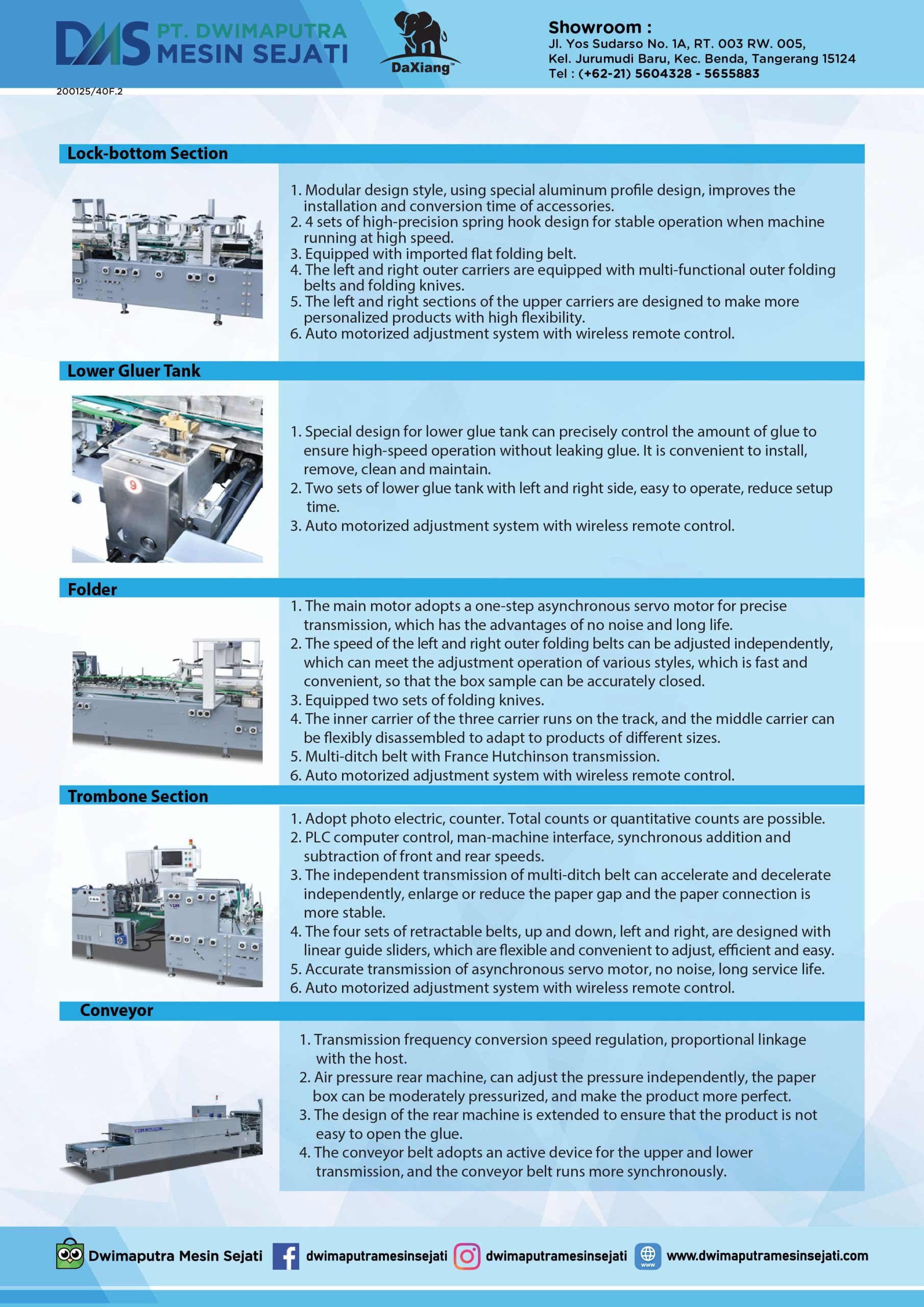 AUTOMATIC HIGH SPEED LOCK BOTTOM OR 4/6 CORNER FOLDER GLUER WITH INSPECTION (YDM PRO) - Image 9
