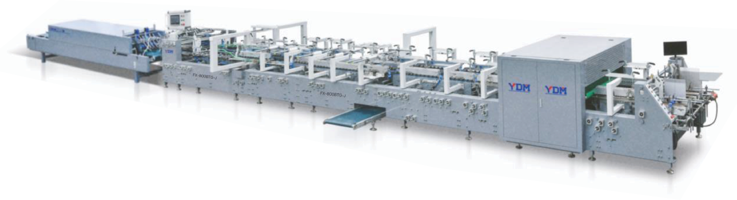 AUTOMATIC HIGH SPEED LOCK BOTTOM OR 4/6 CORNER FOLDER GLUER WITH INSPECTION (YDM PRO)