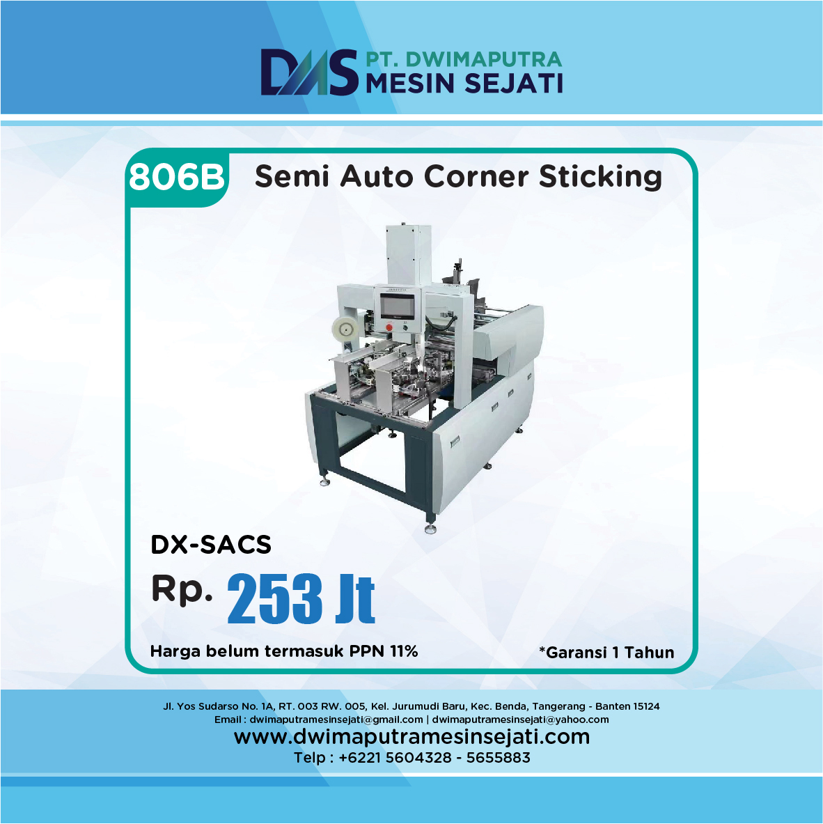SEMI AUTO CORNER STICKING - Image 2