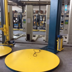 AUTOMATIC PALLET STRETCH WRAPPER