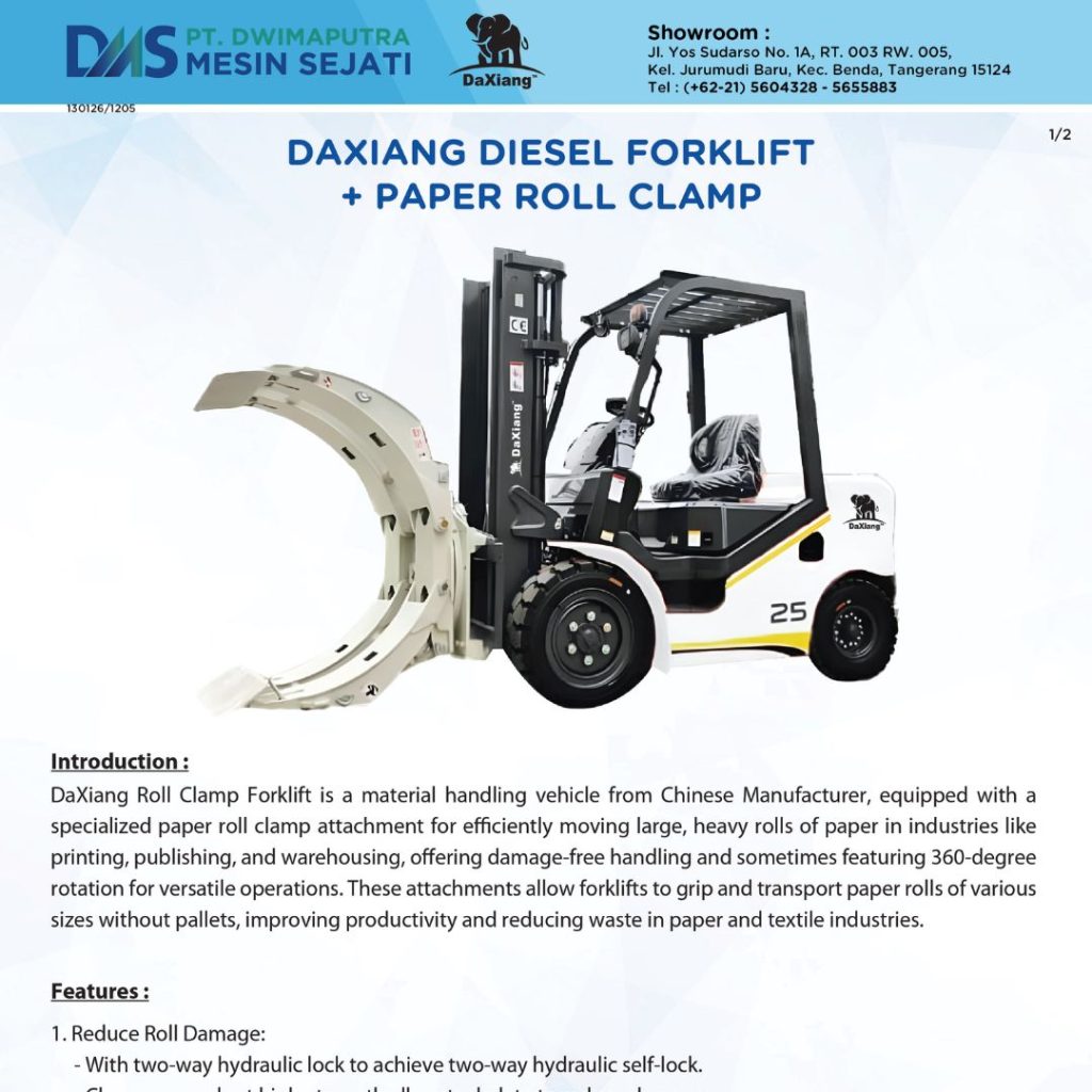 Jual Forklift Daxiang Murah