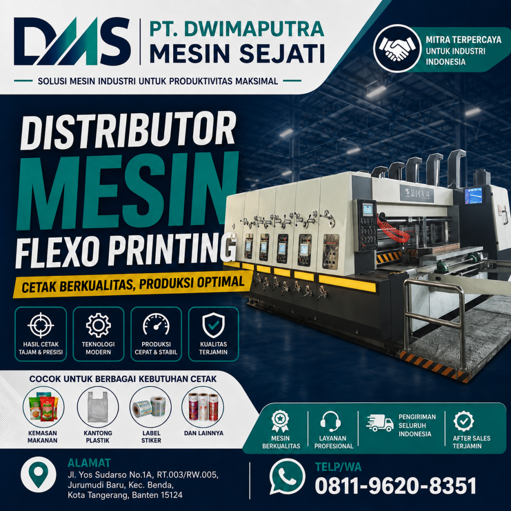 Distributor Mesin Flexo Printing