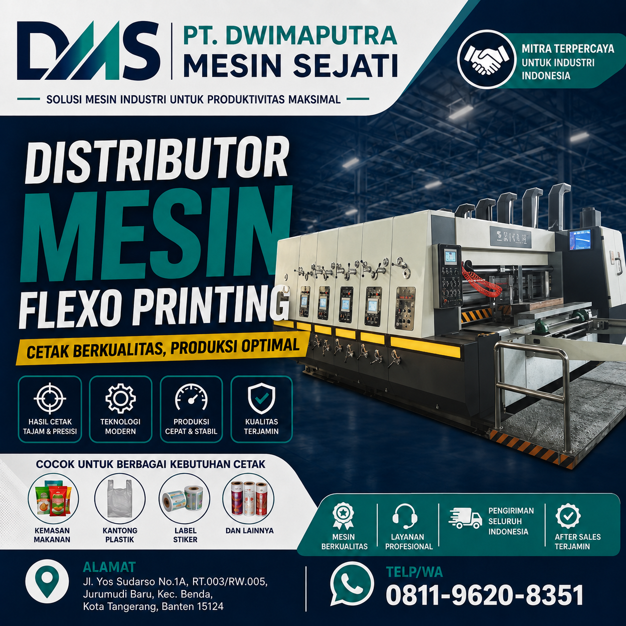 Distributor Mesin Flexo Printing