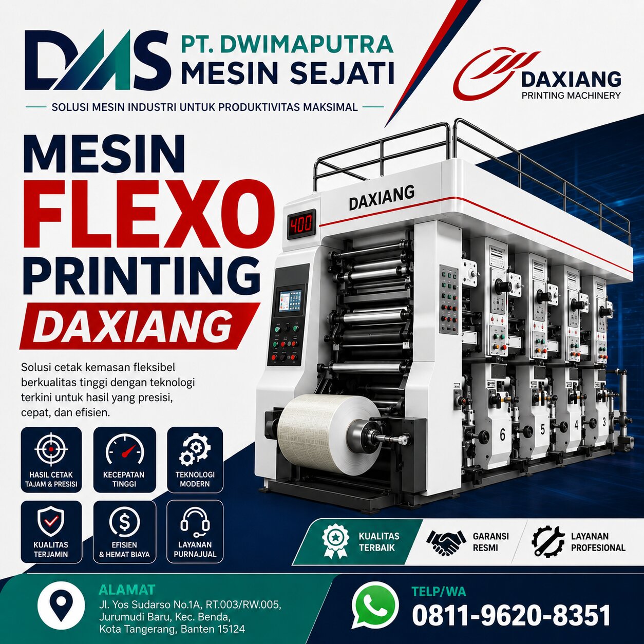 Mesin Flexo Printing DaXiang
