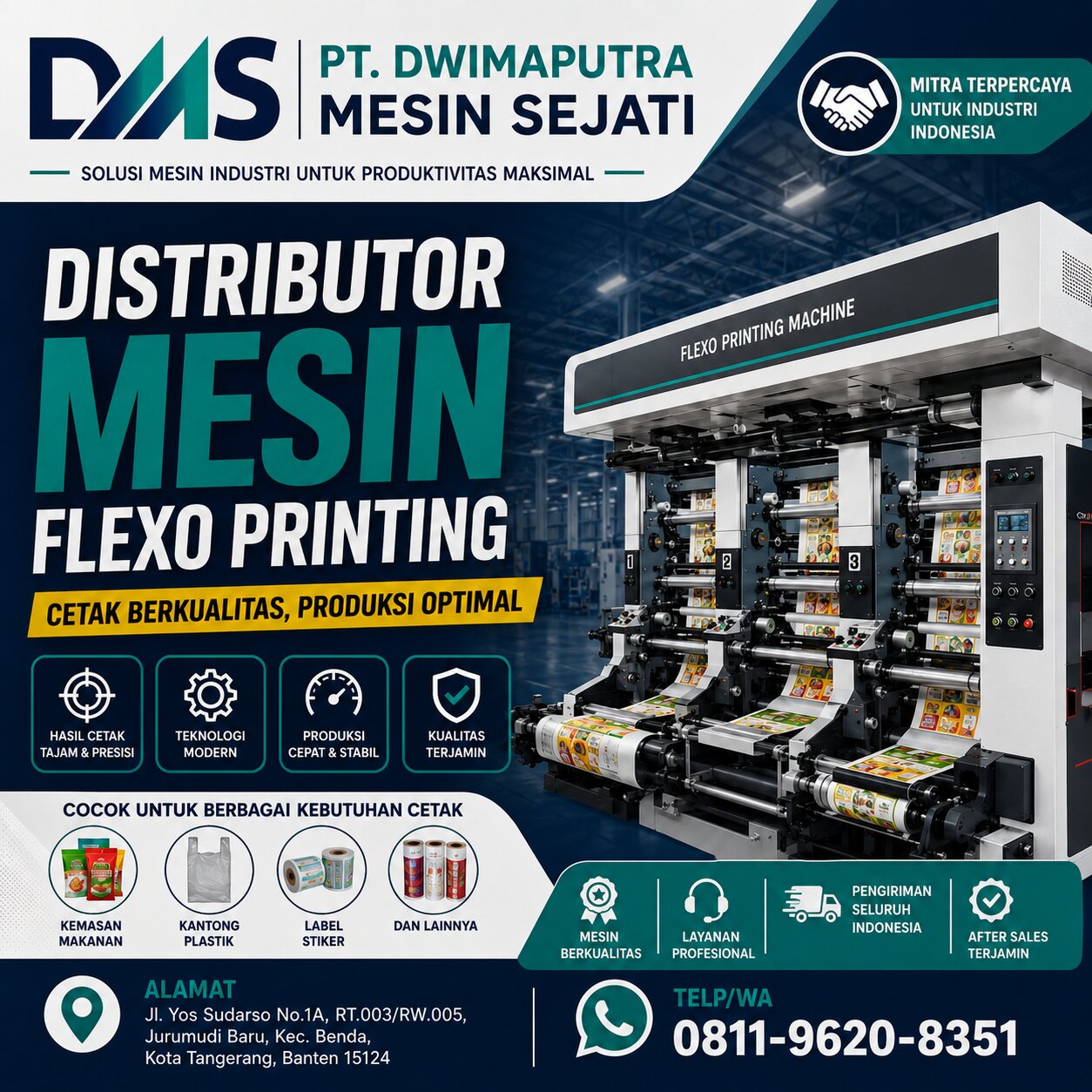Distributor Mesin Flexo Printing
