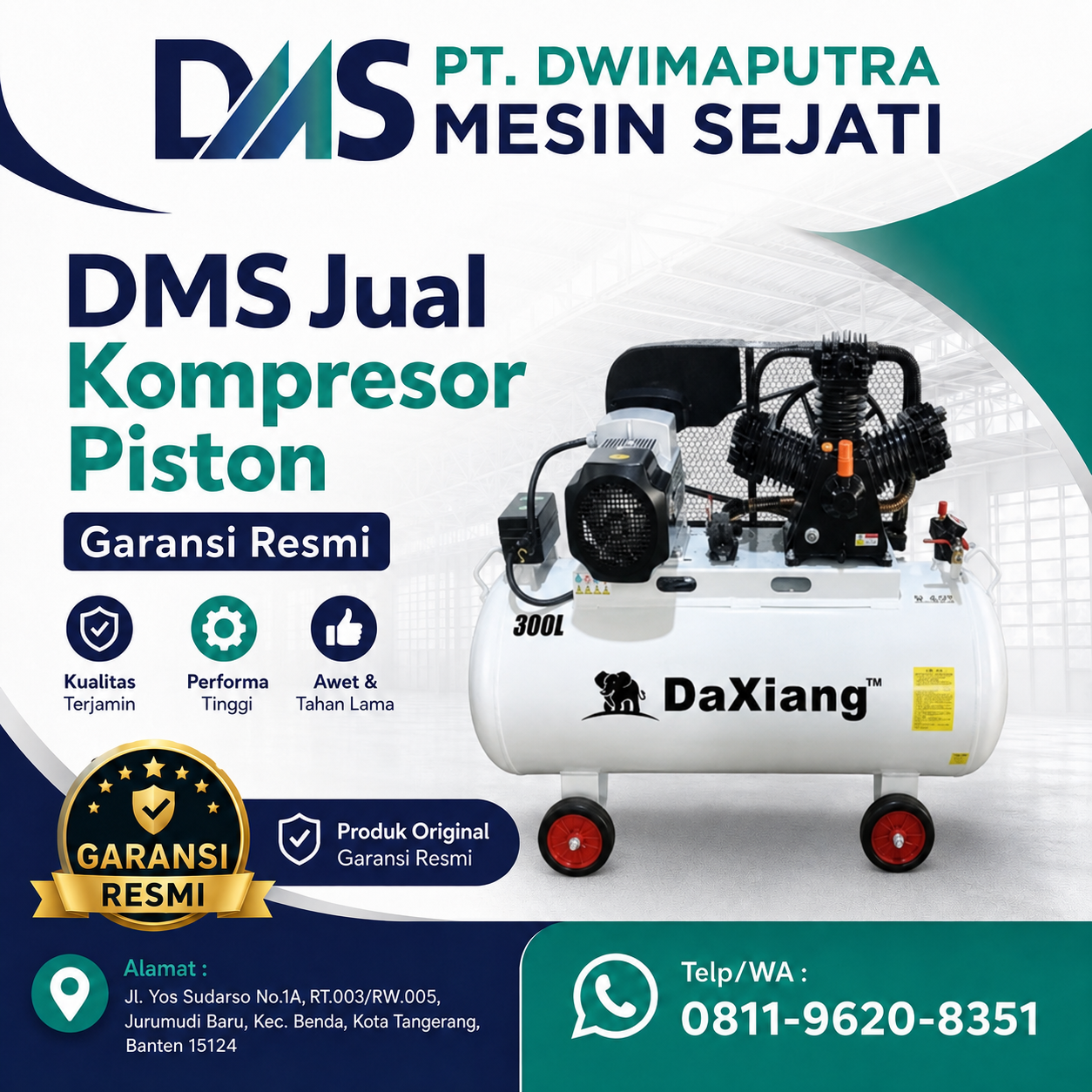 DMS Jual Kompresor Piston