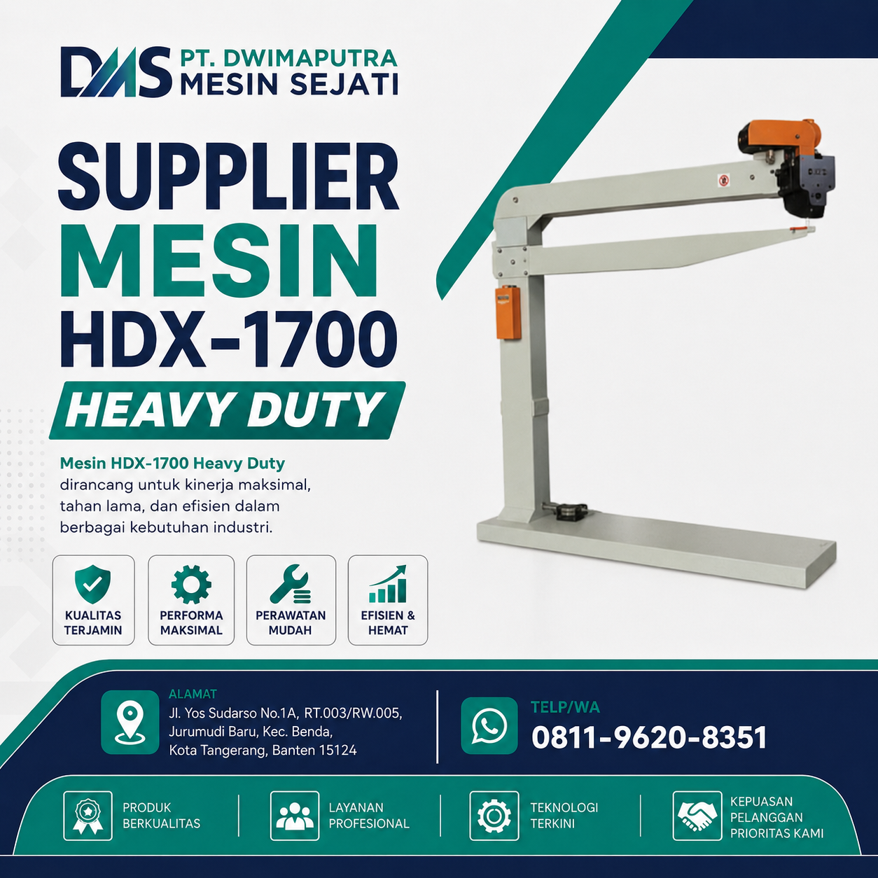 Supplier Mesin HDX-1700