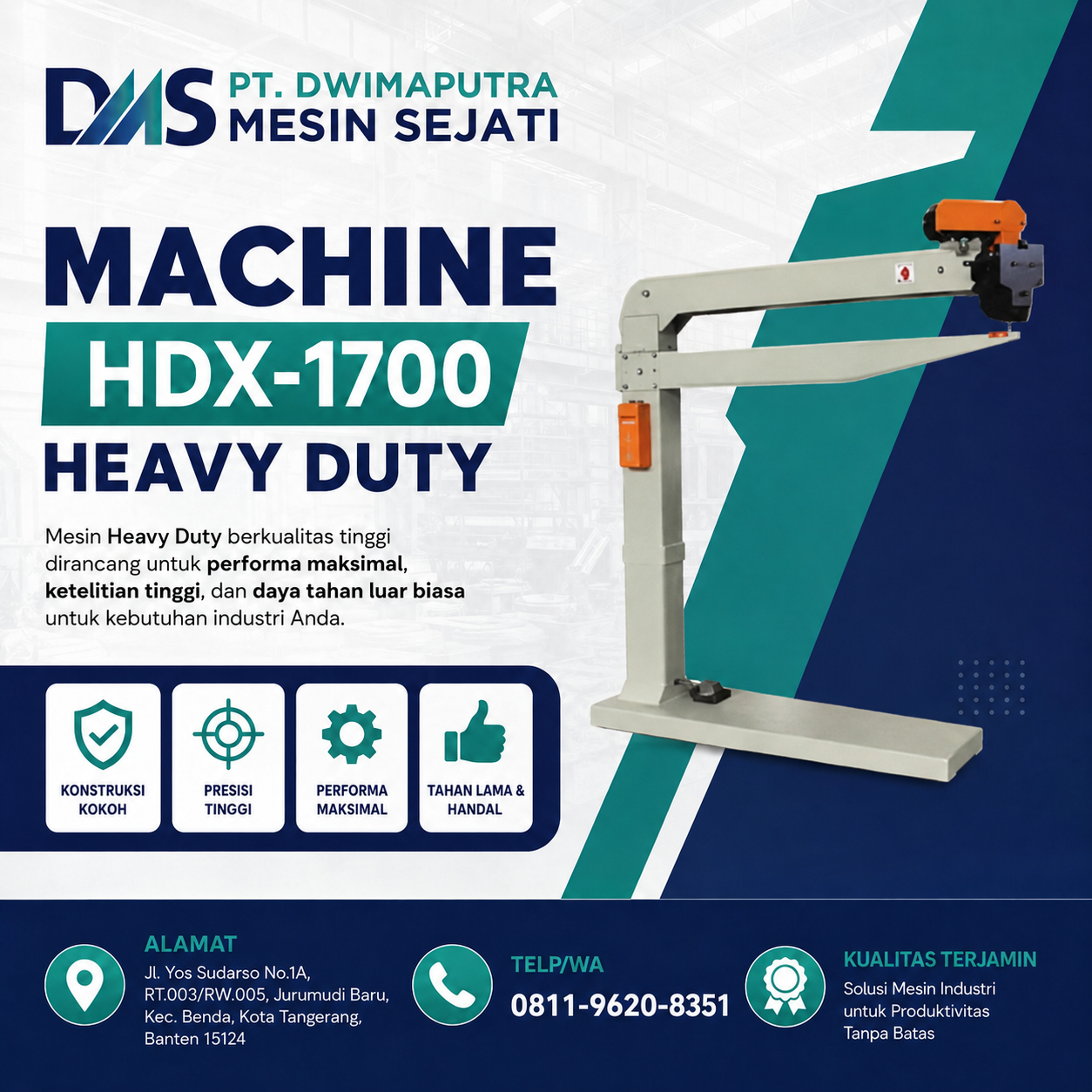 Machine HDX-1700 Heavy Duty