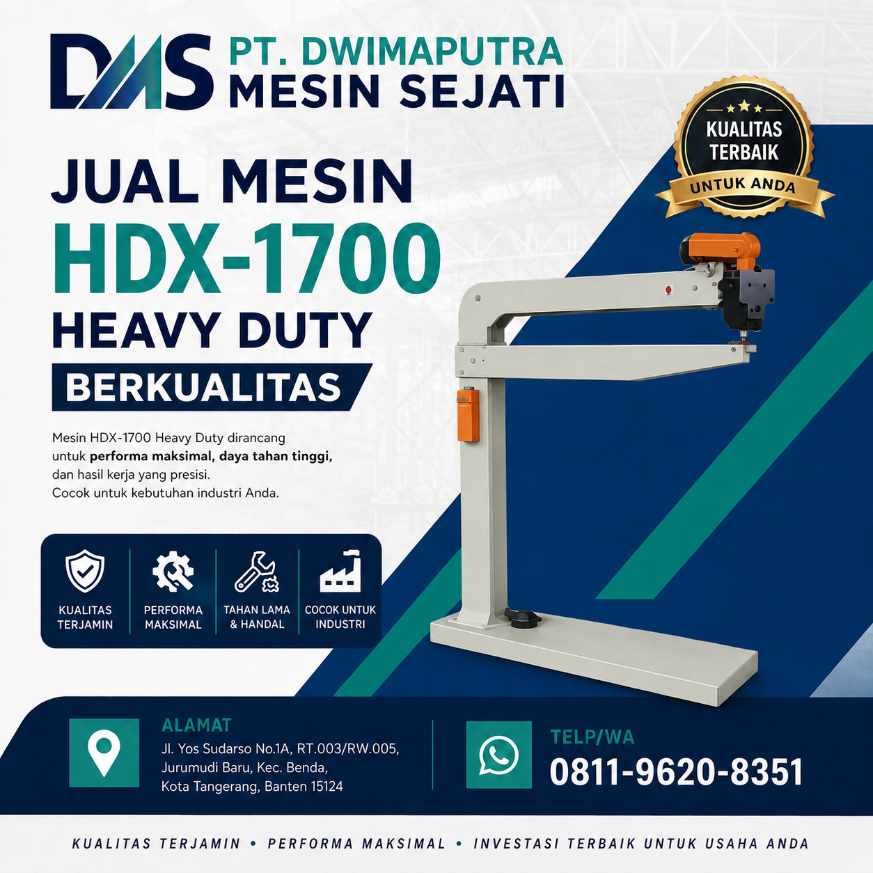 Jual Mesin HDX-1700
