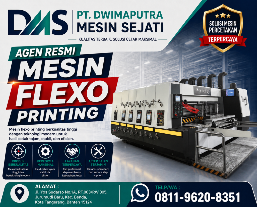 Agen Resmi Mesin Flexo Printing