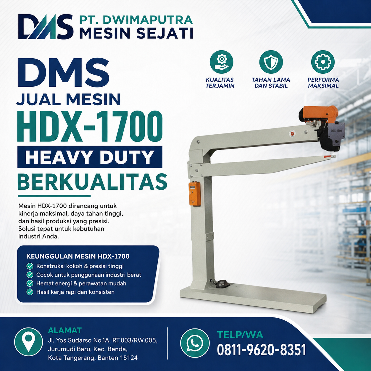 DMS Jual Mesin HDX-1700