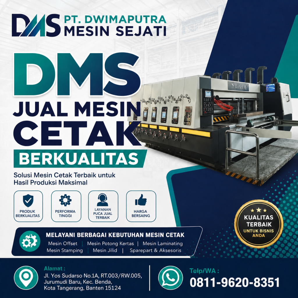 DMS Jual Mesin Cetak Berkualitas