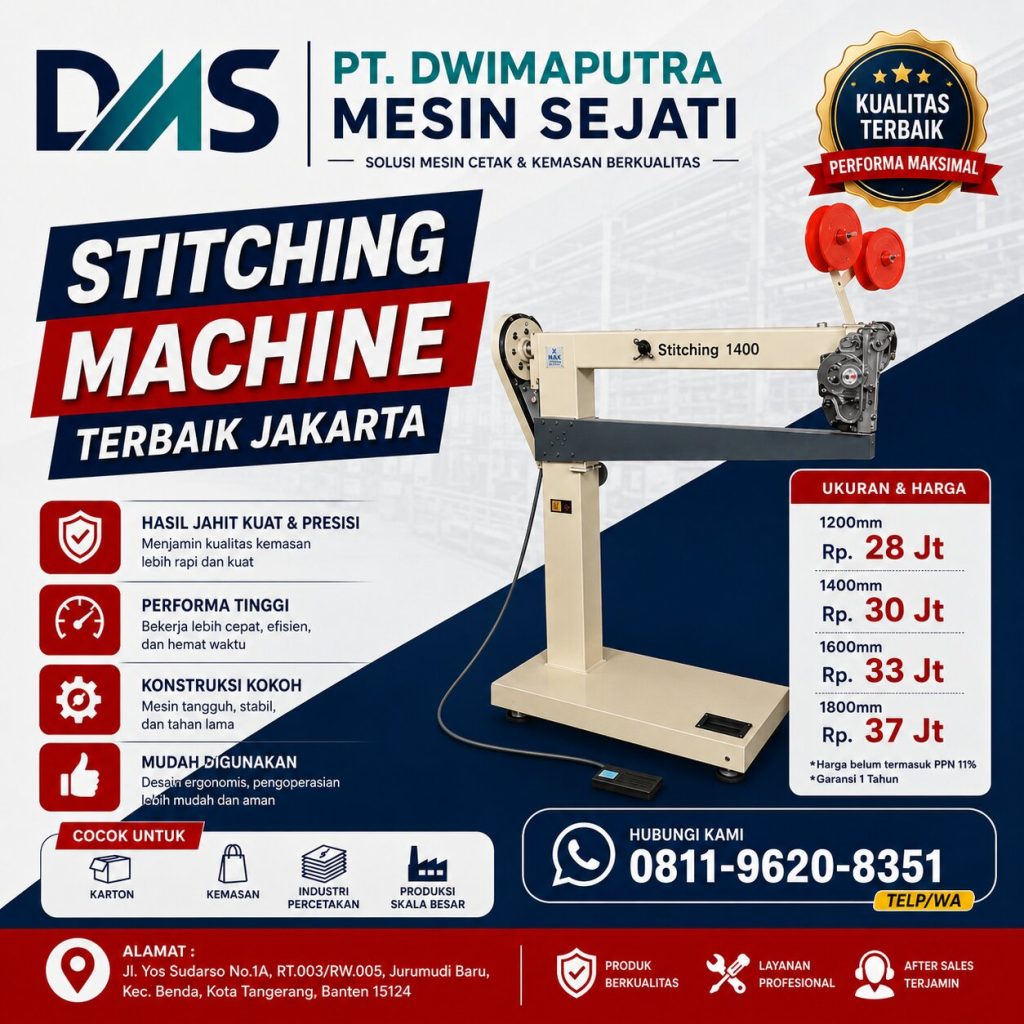 Stitching Machine Terbaik Jakarta