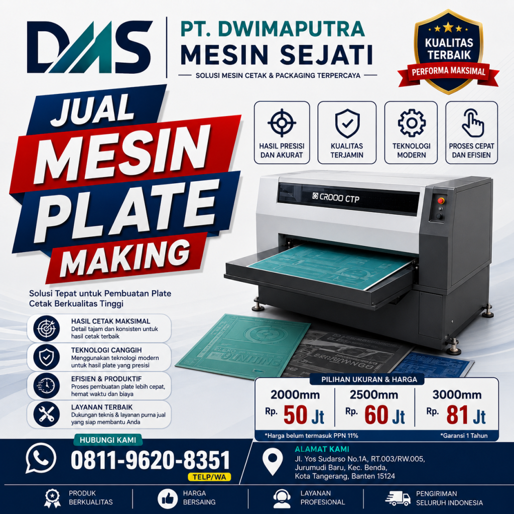 Jual Mesin Plate Making