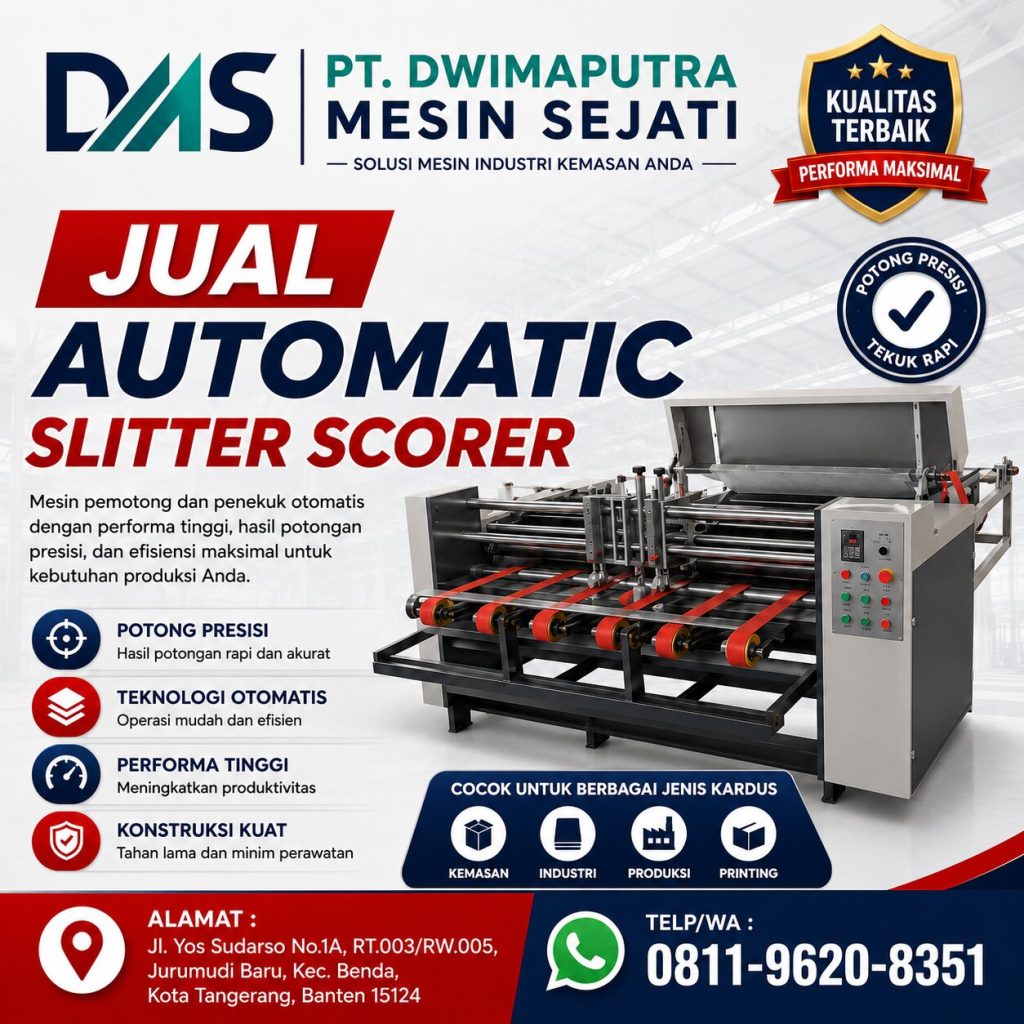Jual Automatic Slitter Scorer