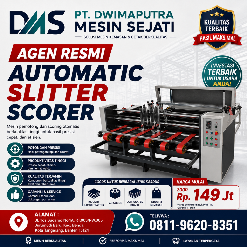 Agen Resmi Automatic Slitter Scorer