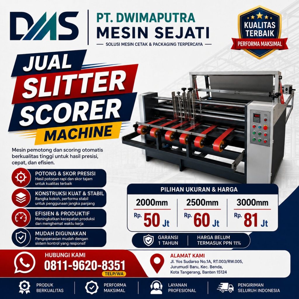 Jual Slitter Scorer Bergaransi