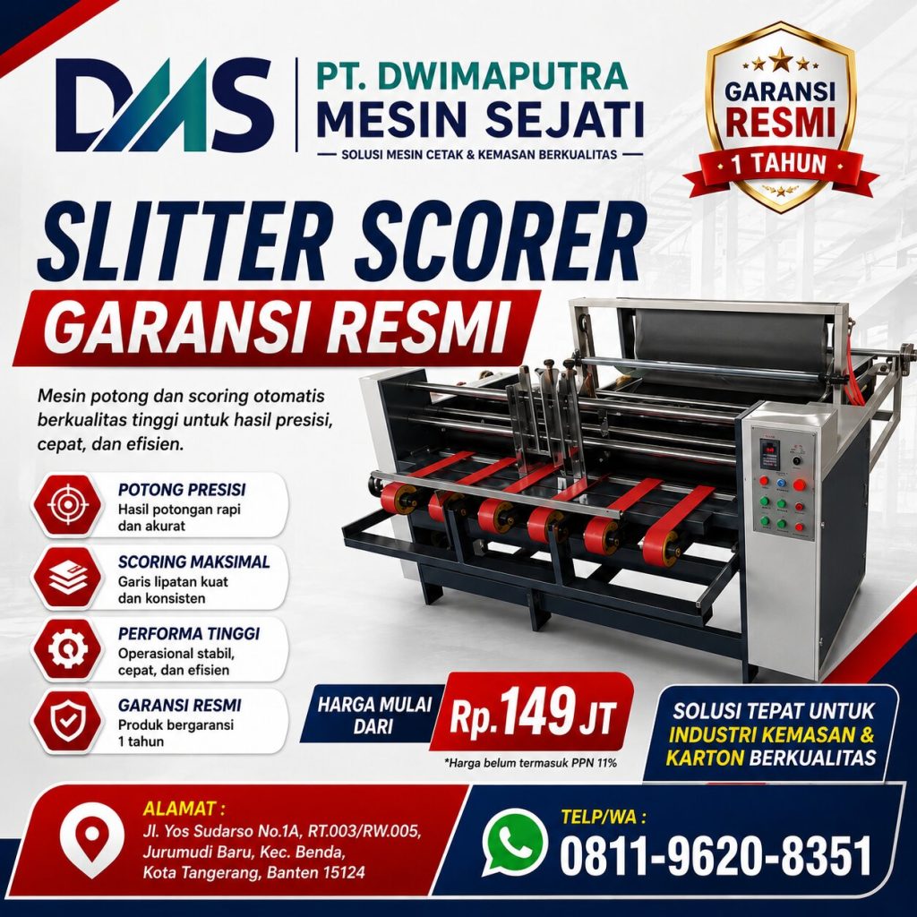 Slitter Scorer Garansi Resmi