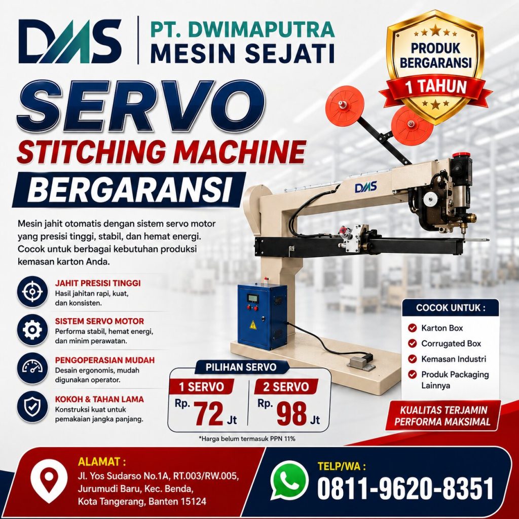 Servo Stitching Machine Bergaransi