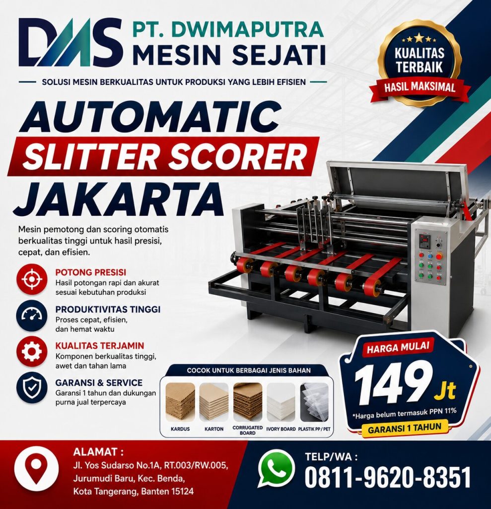 Automatic Slitter Scorer Jakarta