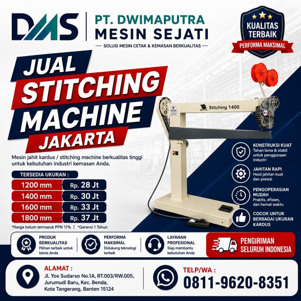 Jual Stitching Machine Bergaransi