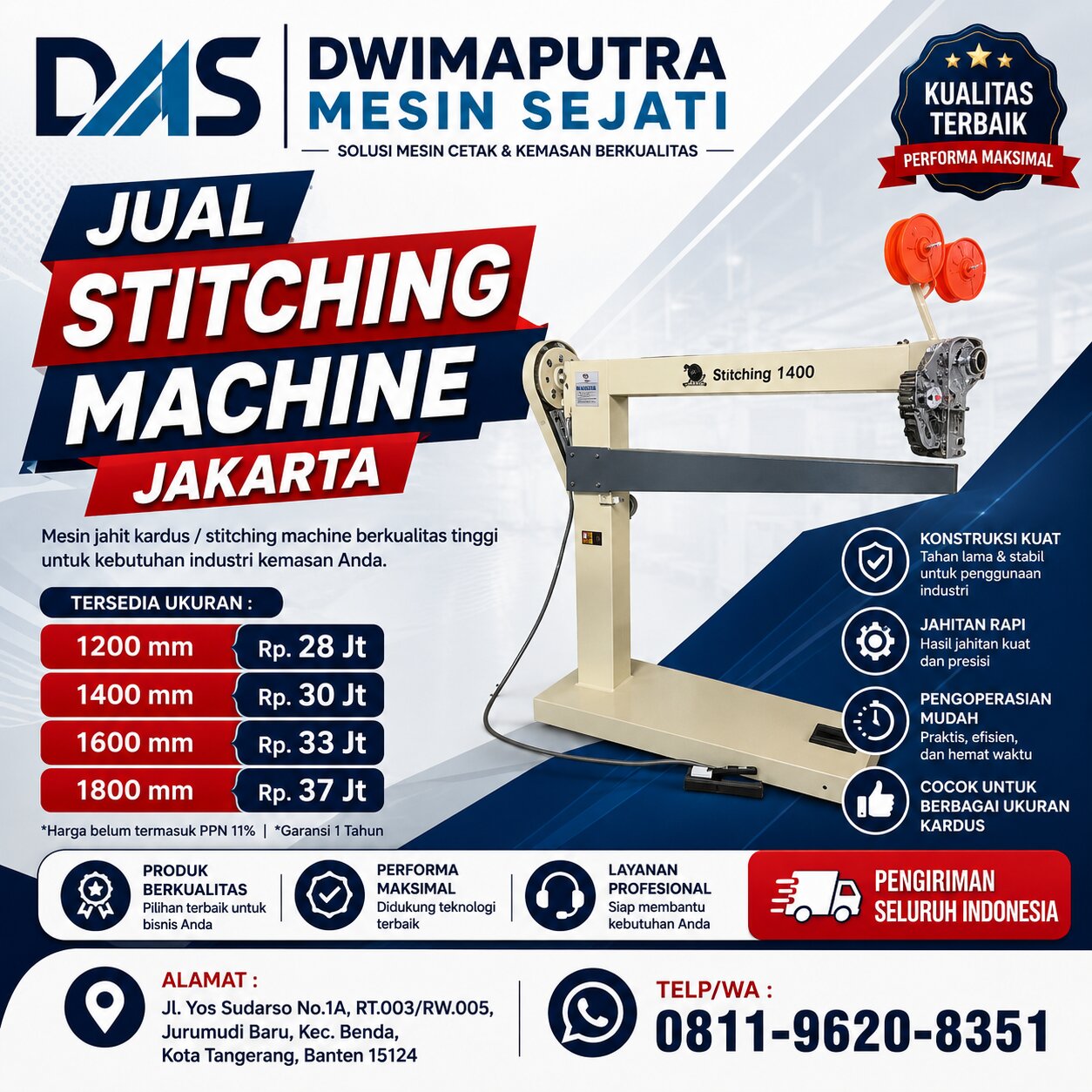 Jual Stitching Machine Jakarta