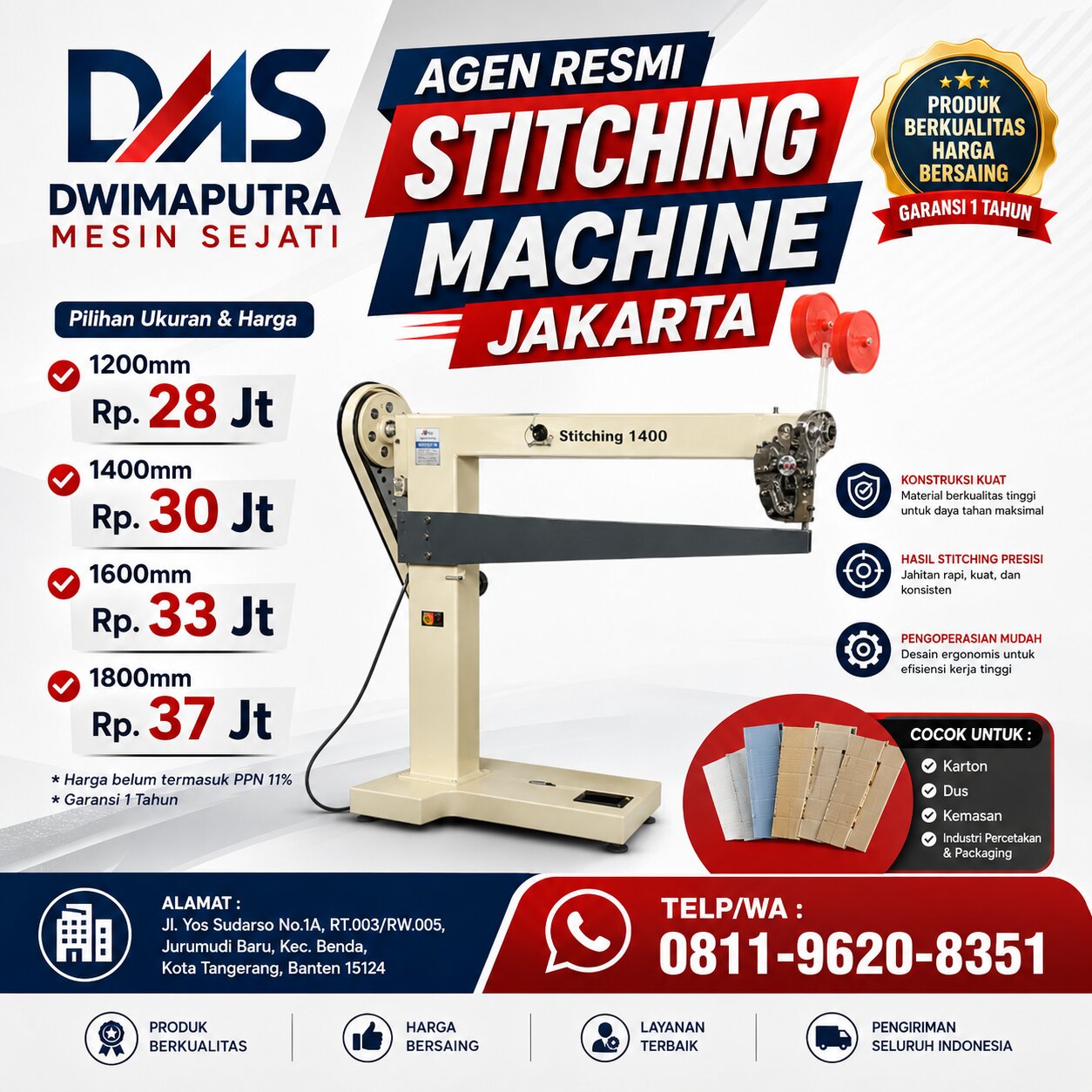 Agen Resmi Stitching Machine