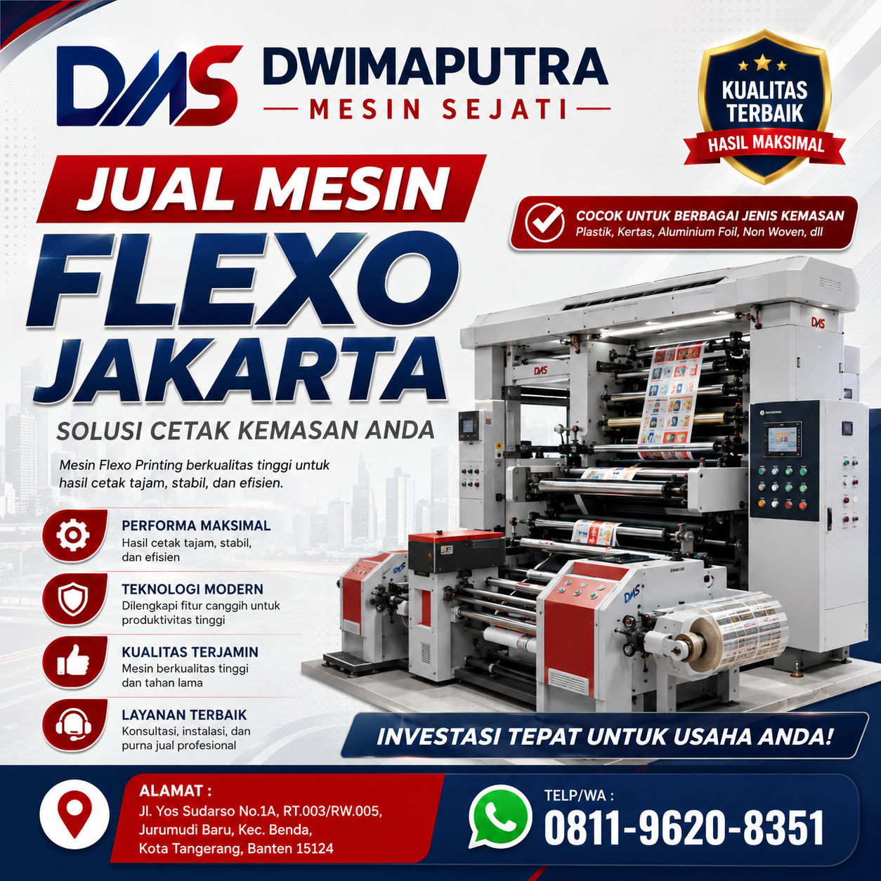 Jual Mesin Flexo Jakarta