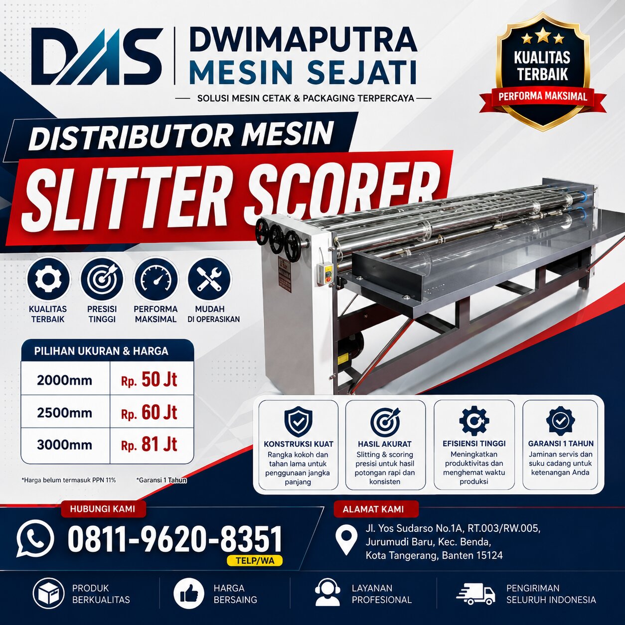 Distributor Mesin Slitter Scorer
