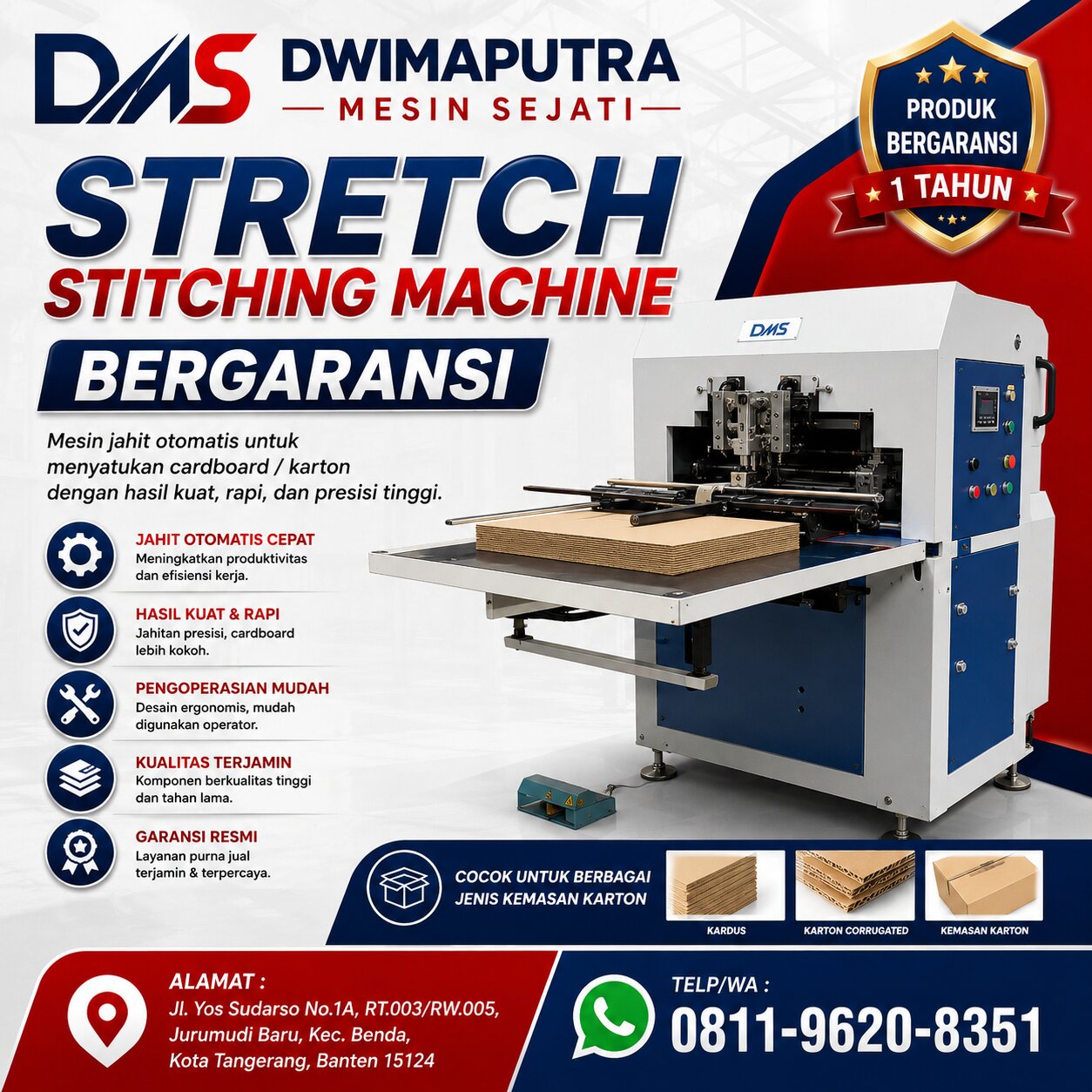 Stretch Stitching Machine Bergaransi
