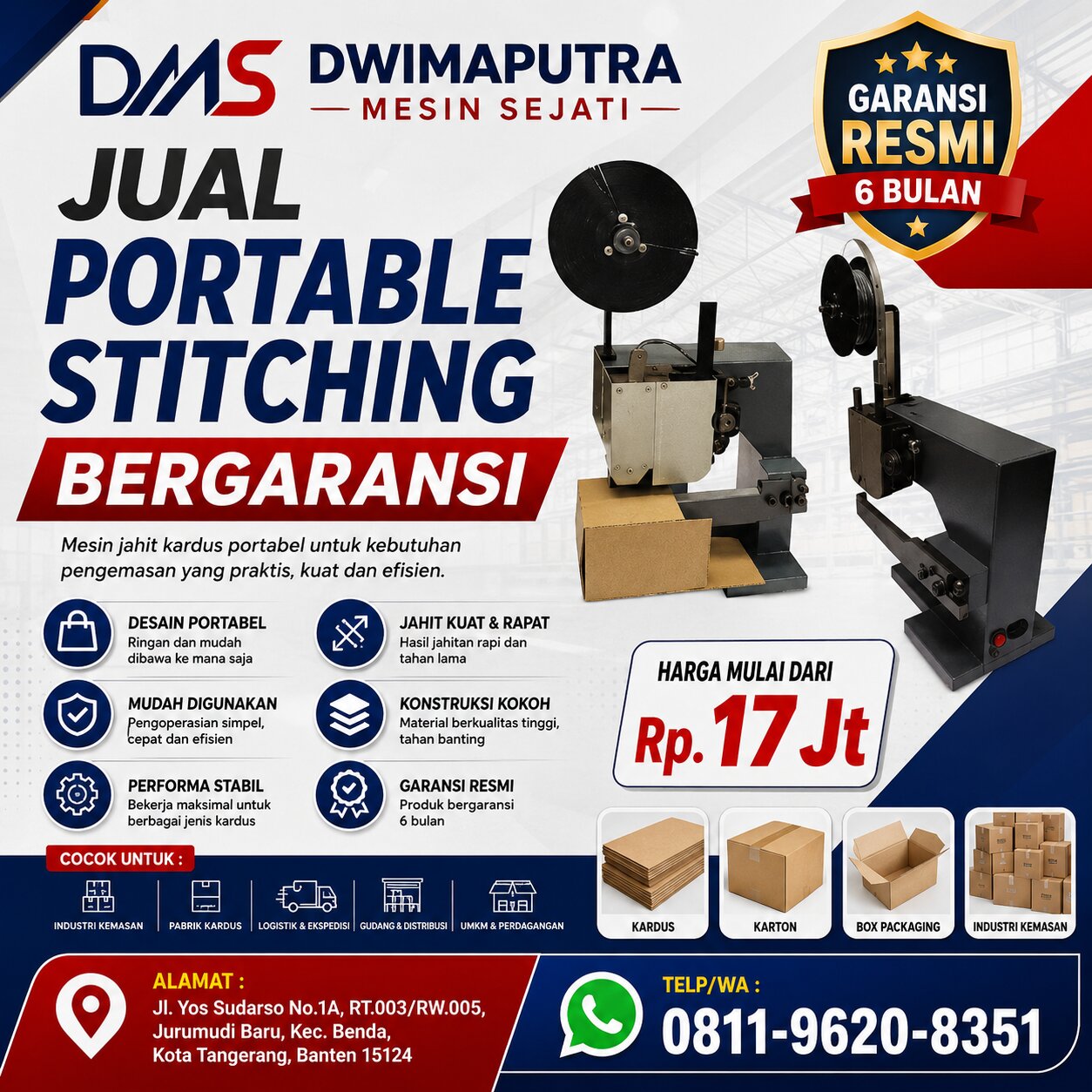 Jual Portable Stitching Bergaransi