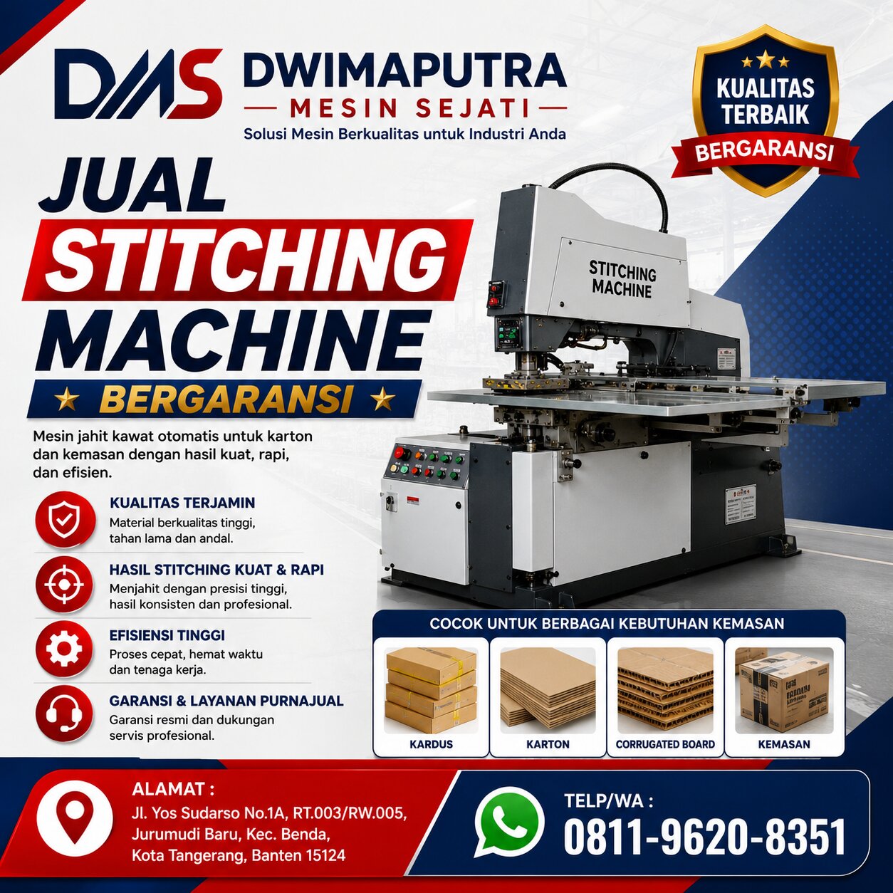 Jual Stitching Machine Bergaransi