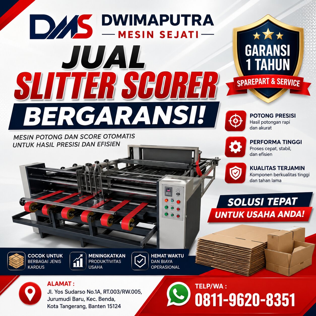 Jual Slitter Scorer Bergaransi