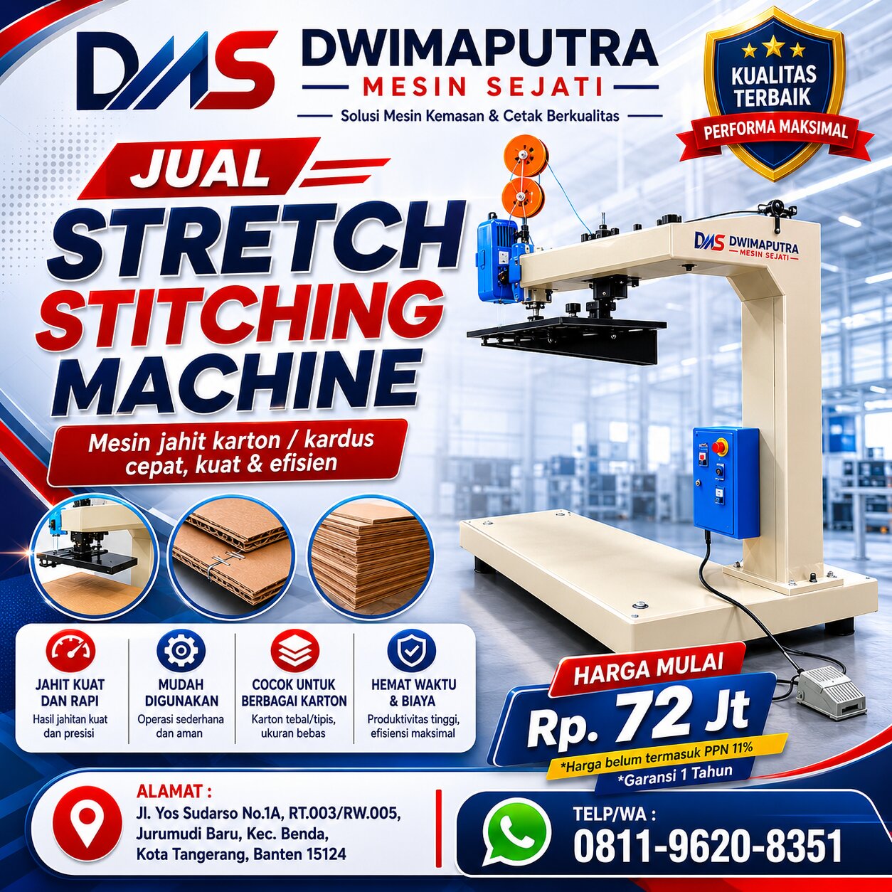 Jual Stretch Stitching Machine
