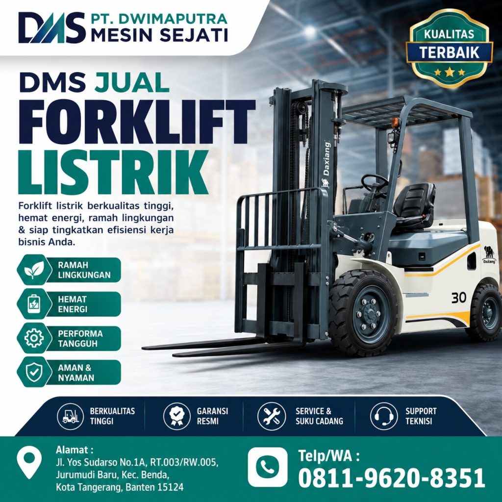 DMS Jual Forklift Listrik