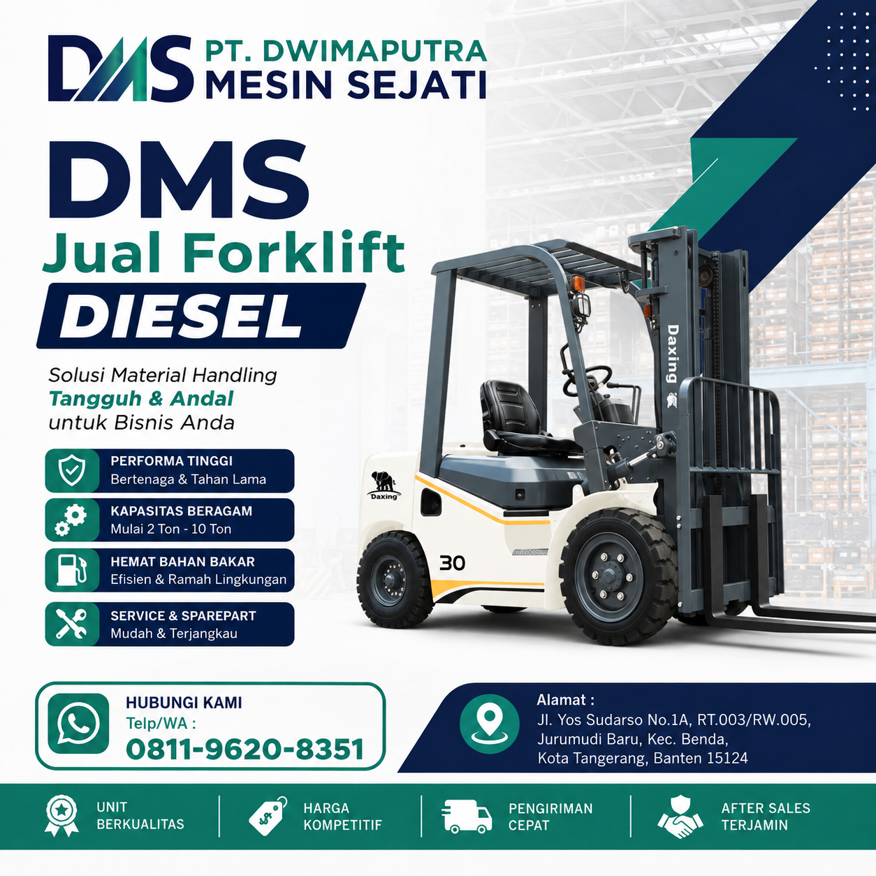 DMS Jual Forklift Diesel