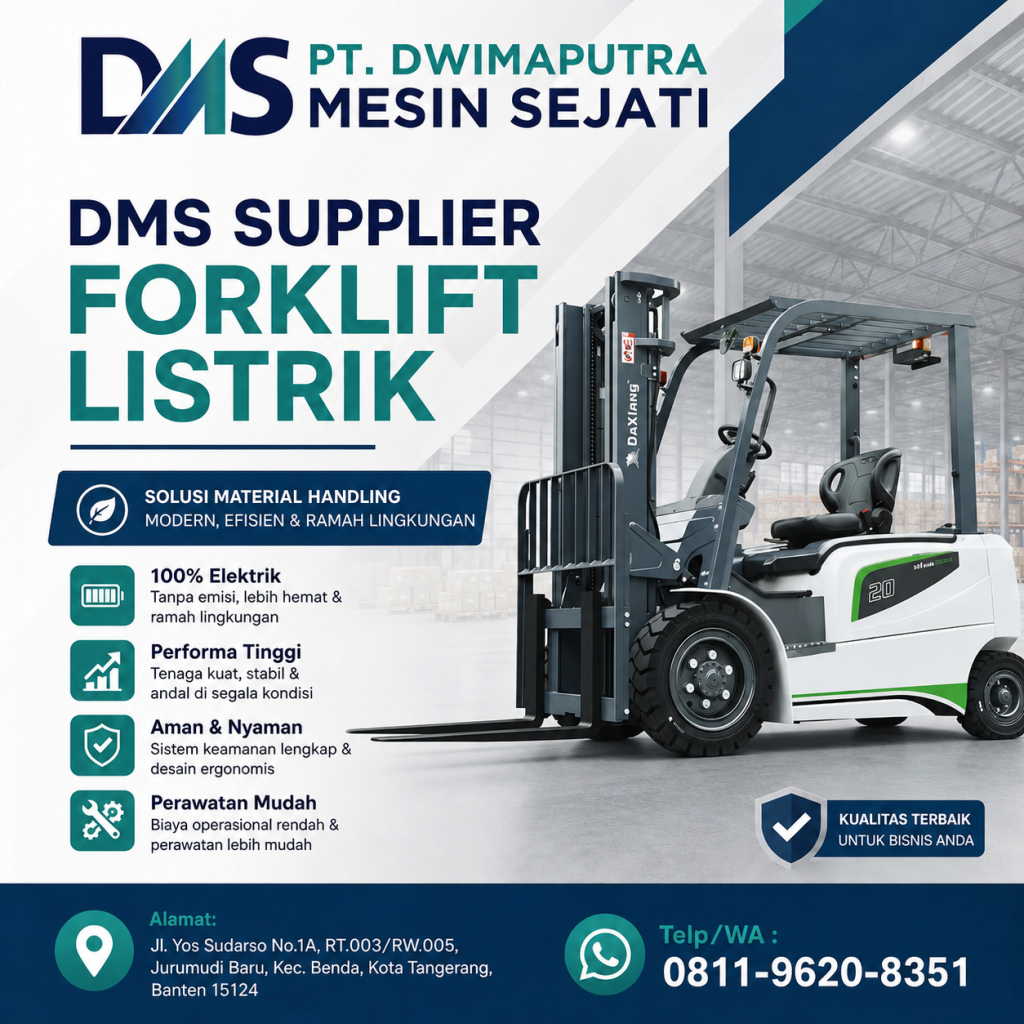 DMS Supplier Forklift Listrik