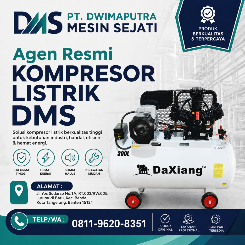 Agen Resmi Kompresor Listrik DMS