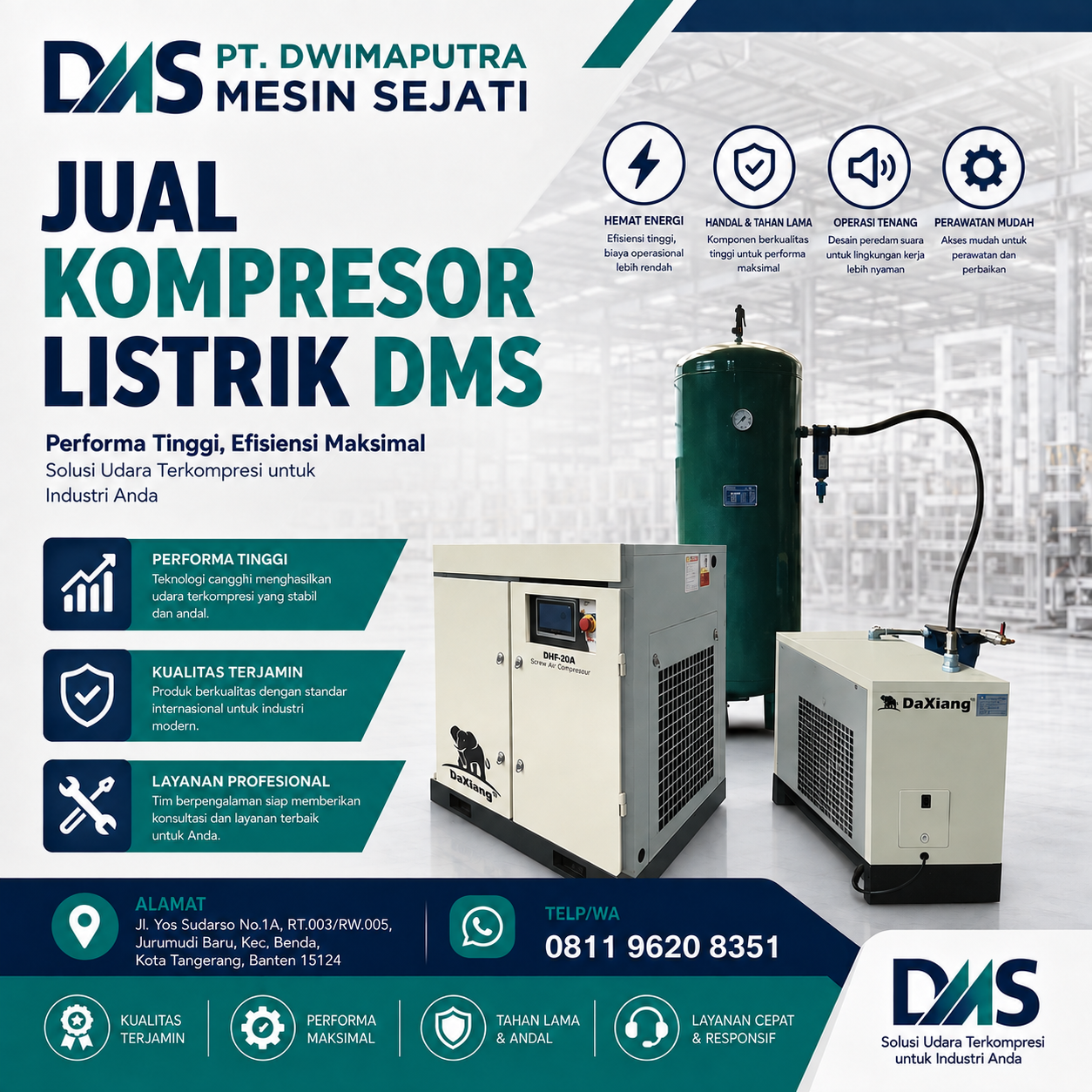 Jual Kompresor Listrik DMS