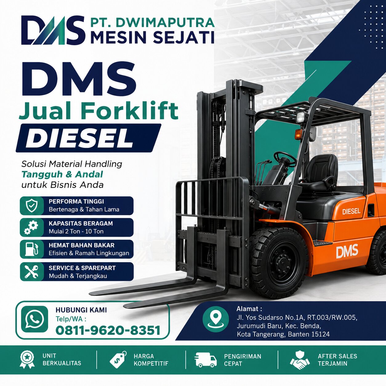 DMS Jual Forklift Diesel