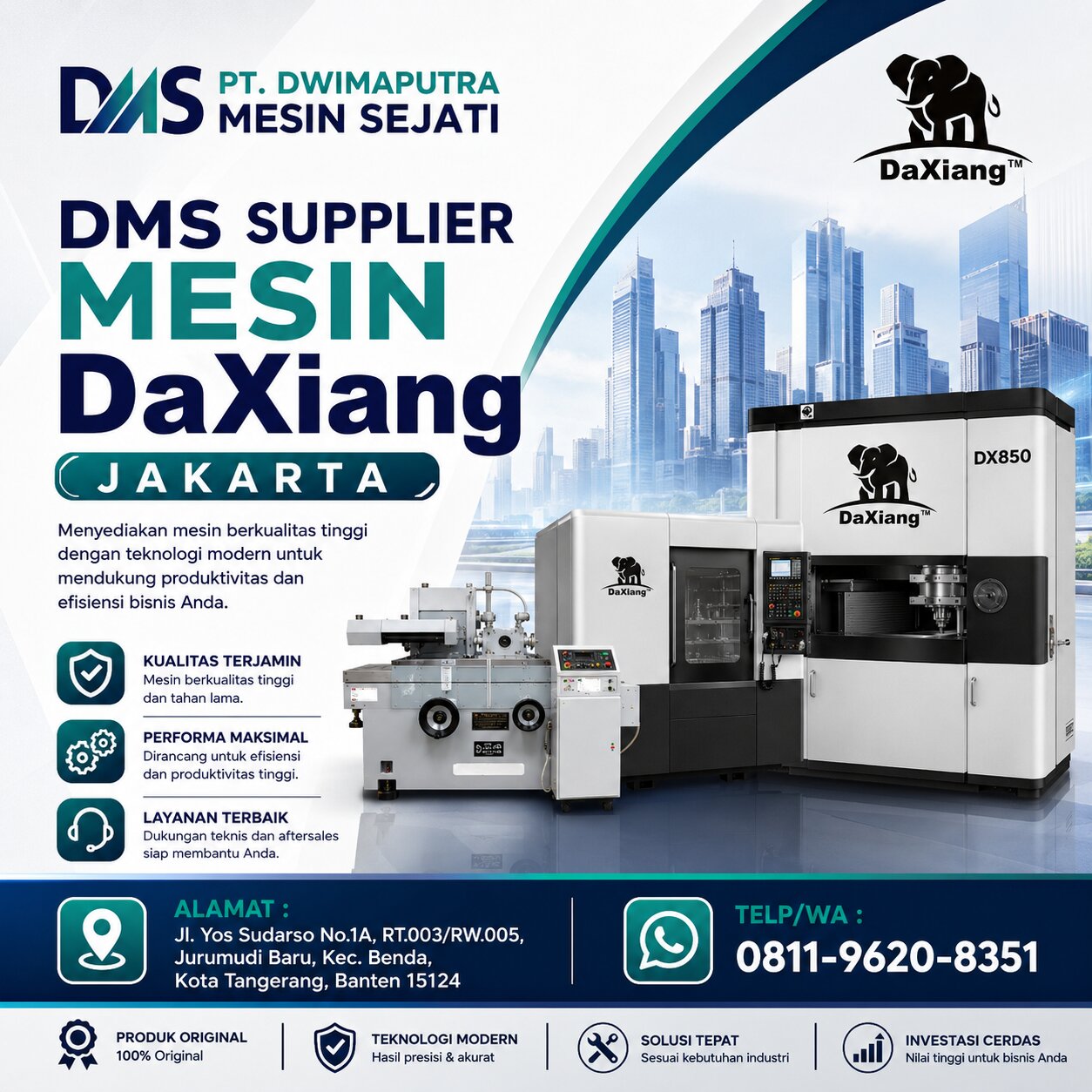 DMS Supplier Resmi DaXiang Jakarta