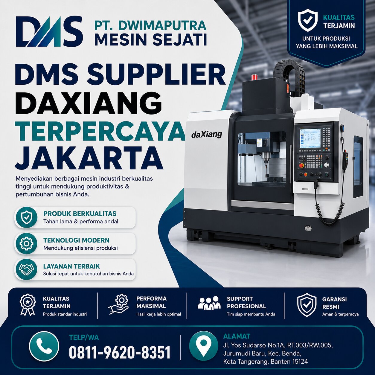 DMS Supplier DaXiang Terpercaya Jakarta